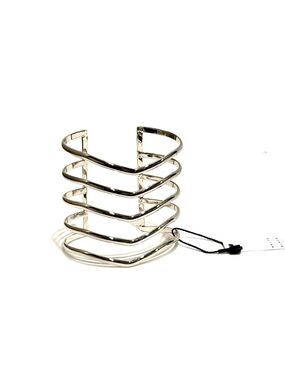 WHITE HOUSE BLACK MARKET | NWT | Silver Chevron Statement Cuff Bracelet